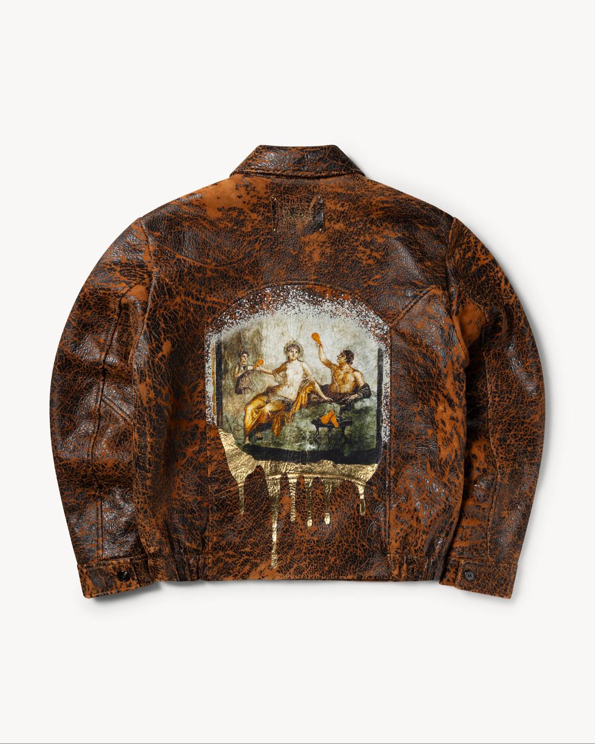 KFC x Aries ‘Gravy Drip’ leather jacket