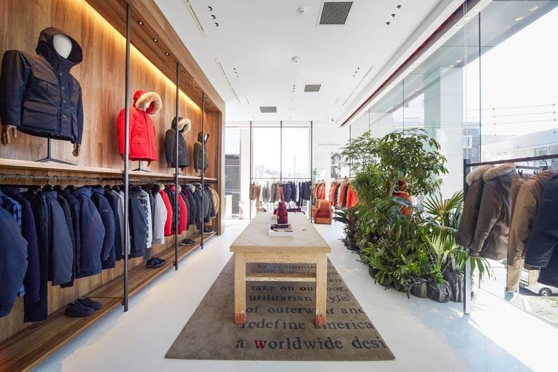 Zien: Woolrich opent flagshipwinkel in Aoyama , Japan