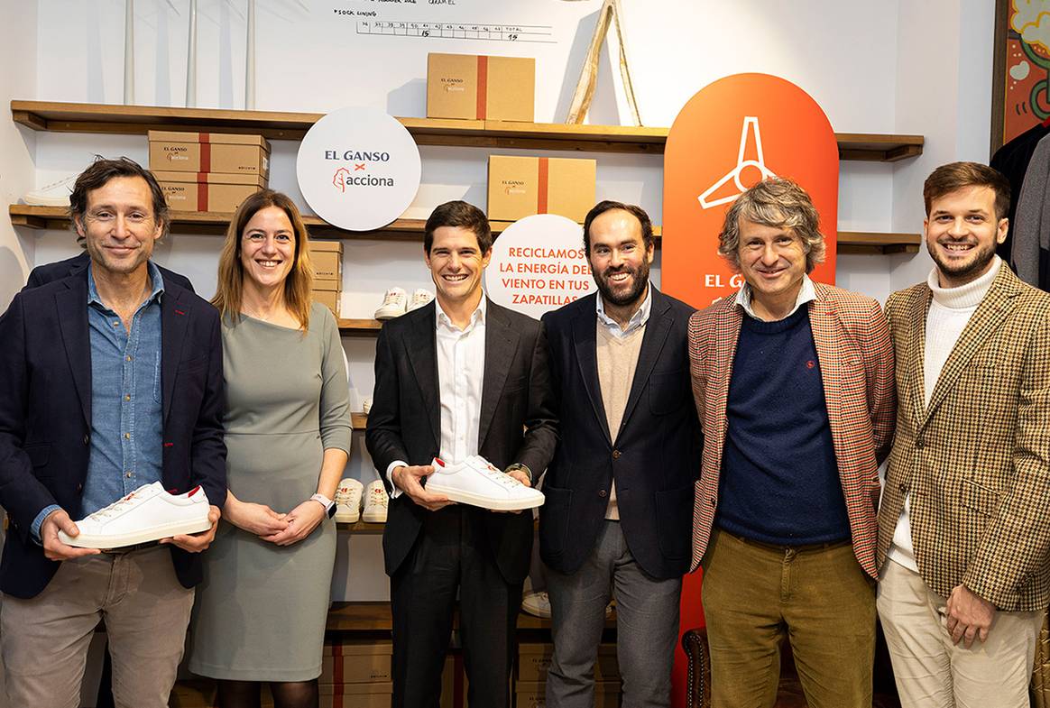 Evento de presentación de la colaboración desde la tienda de El Ganso en la calle de Jorge Juan de Madrid (España).