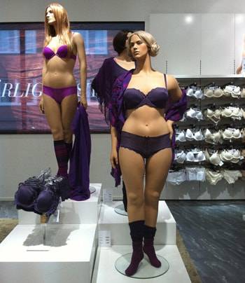 El sorprendente caso de las maniquíes con curvas