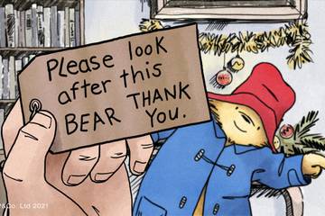 Barbour teams up with Paddington for Christmas campaign