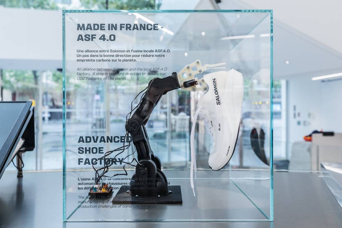 Salomon-Schuh aus der ASF 4.0 Produktion.