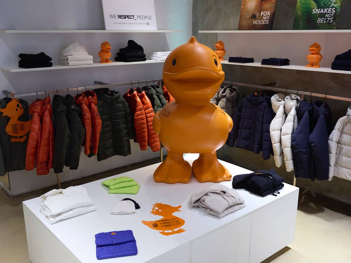 Der Wiener Store von Save The Duck ist noch bis zum Ende der Wintersaison geöffnet