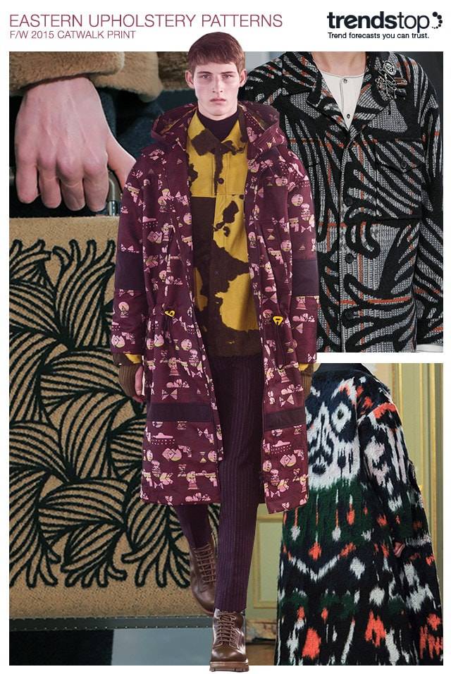 Le stampe chiave sulle passerelle uomo per l'autunno inverno 2015-16