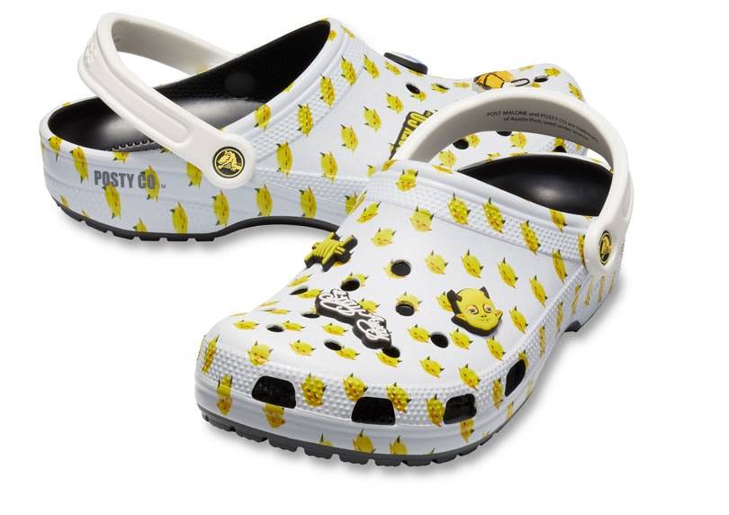 Zien: de Post Malone x Crocs Dimitri Clog die binnen 10 minuten uitverkocht