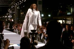 Naomi Campbell mit Tochter auf der britischen Vogue