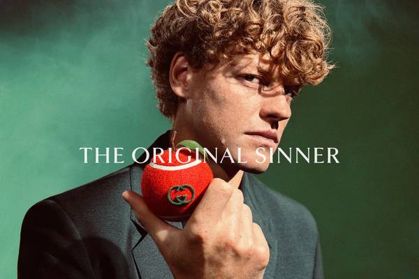Gucci presenta una nuova campagna con Jannik Sinner