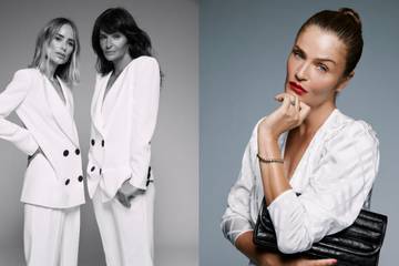 Anine Bing collaborates with Helena Christensen