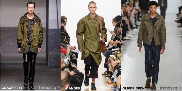 SS17 Directional Menswear Colour on the Catwalks