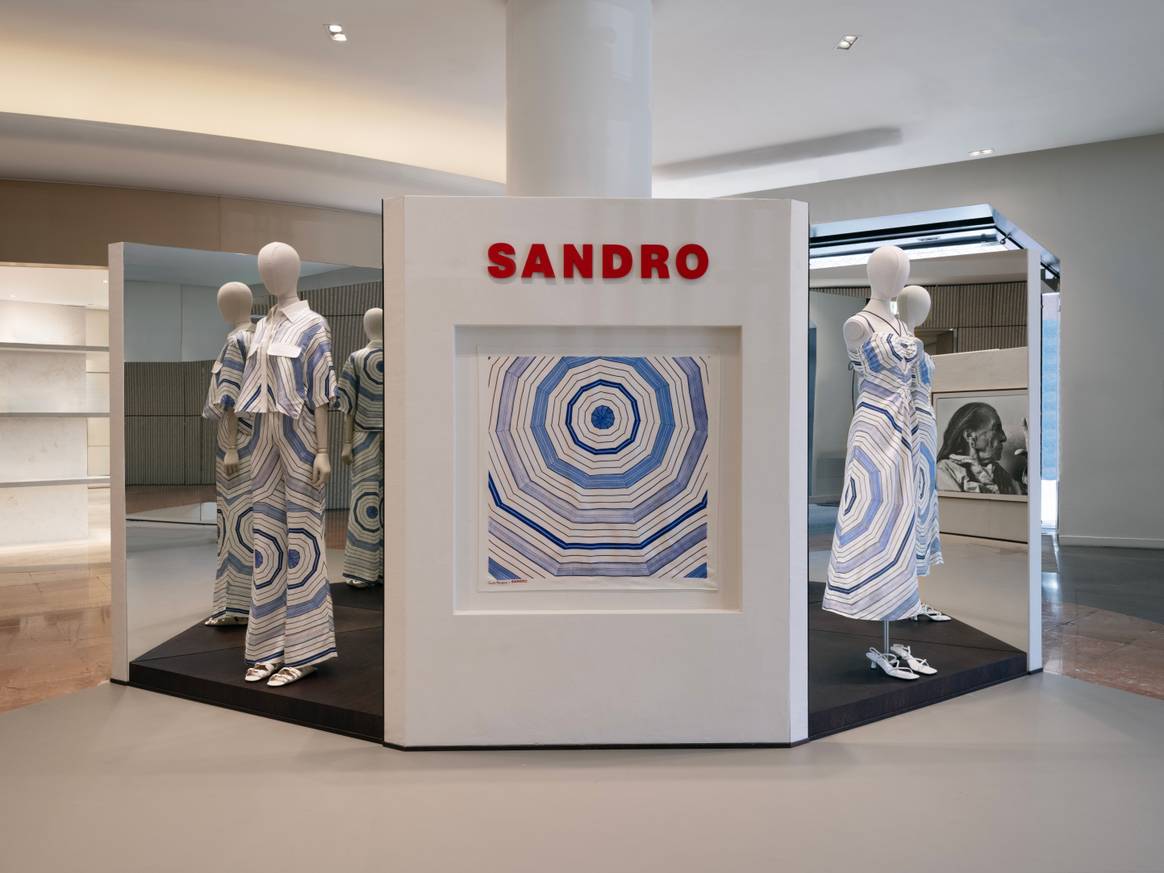 Pop-up Sandro X Louise Bourgeois aux  Galeries Lafayette (2025).
