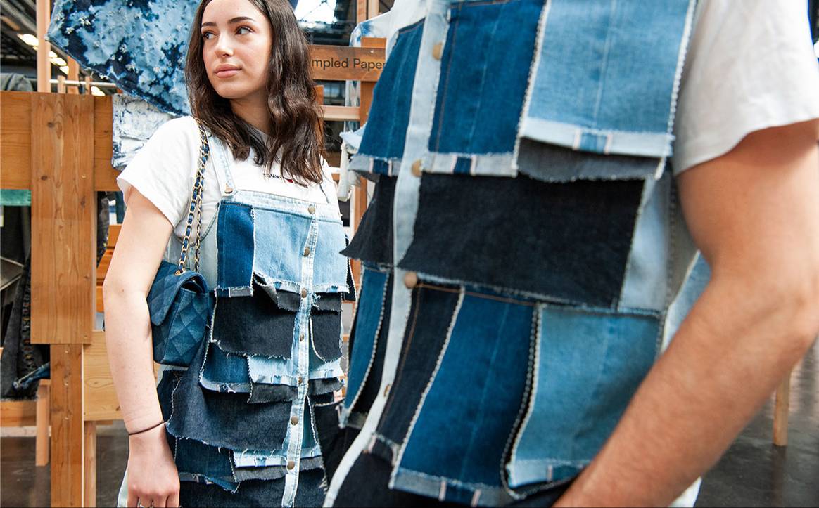 Beeld: Denim Première Vision. © Andy Rumball. Gastvrouwen gestyled door Sharabati Denim