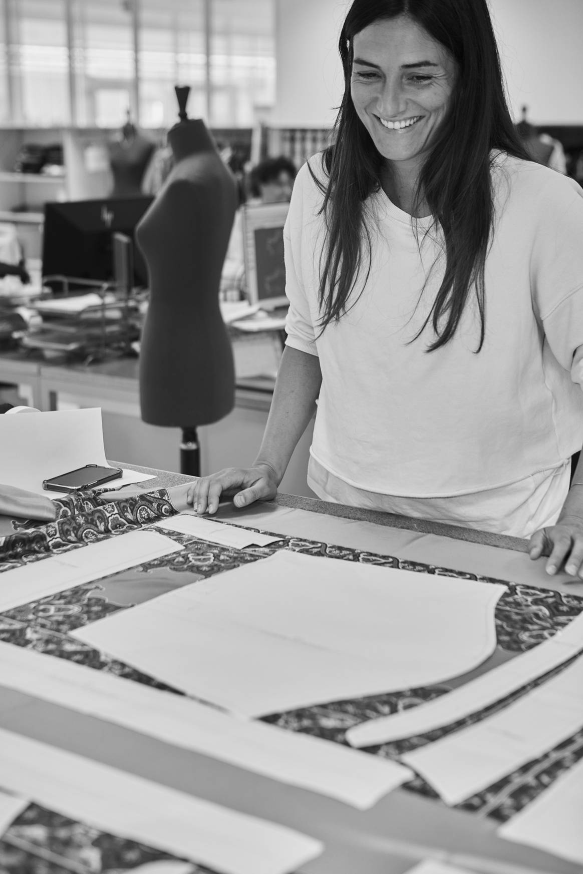 Imagen: patronaje. Propiedad: Inditex, vía galería de medios Inditex.