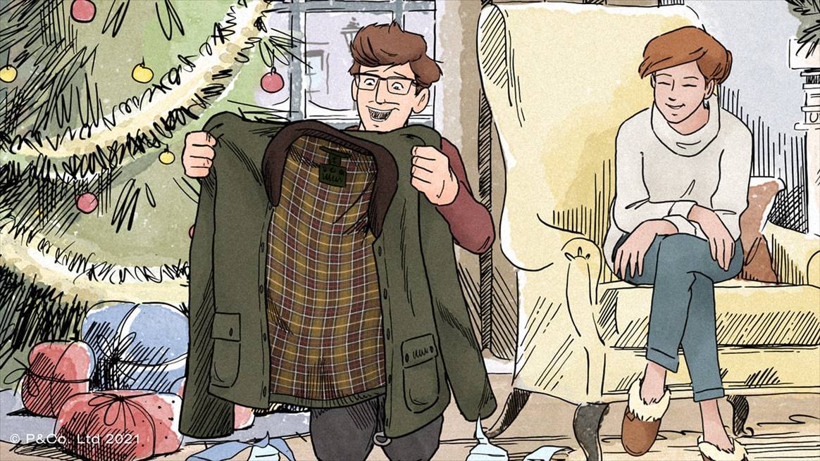 Barbour teams up with Paddington for Christmas campaign