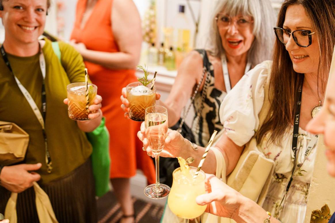 Attendees at Wonderland trade show.