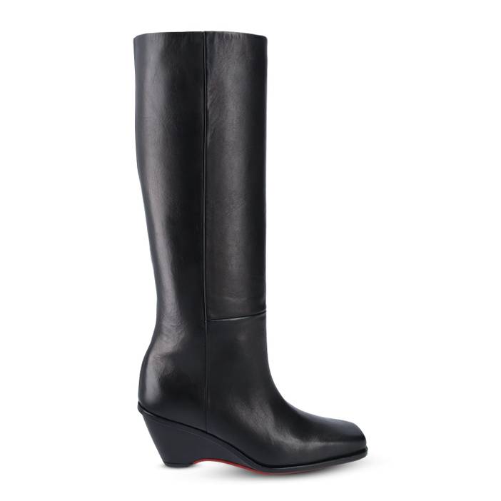 Square Tall Boot Black | Jan Jansen