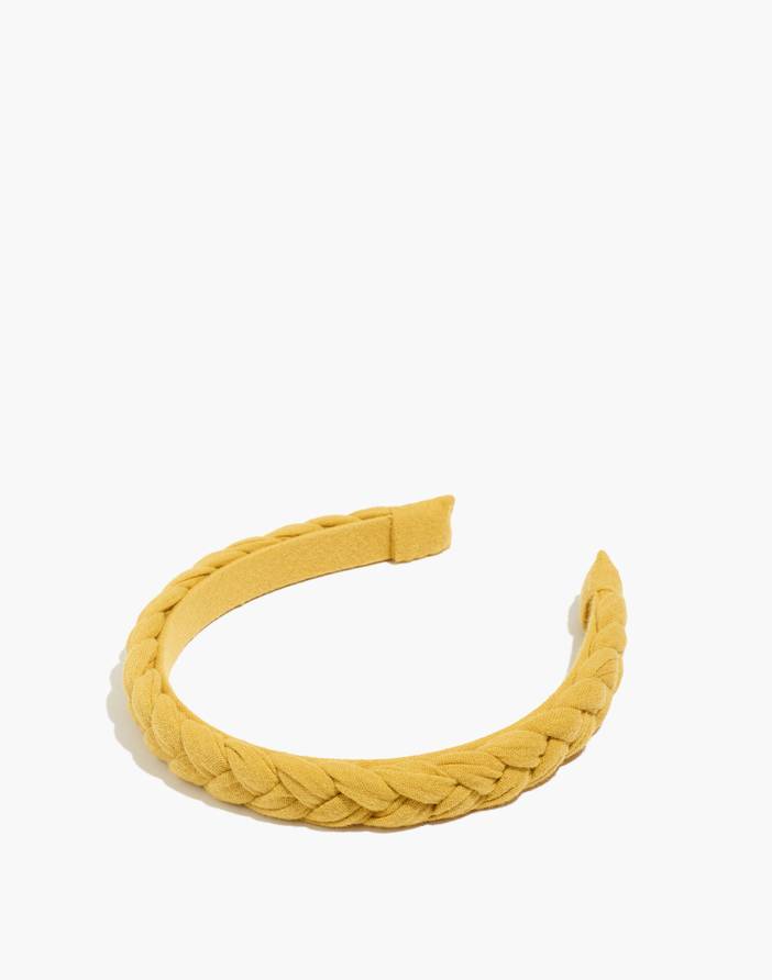 Skinny Puffy Braided Headband | Madewell