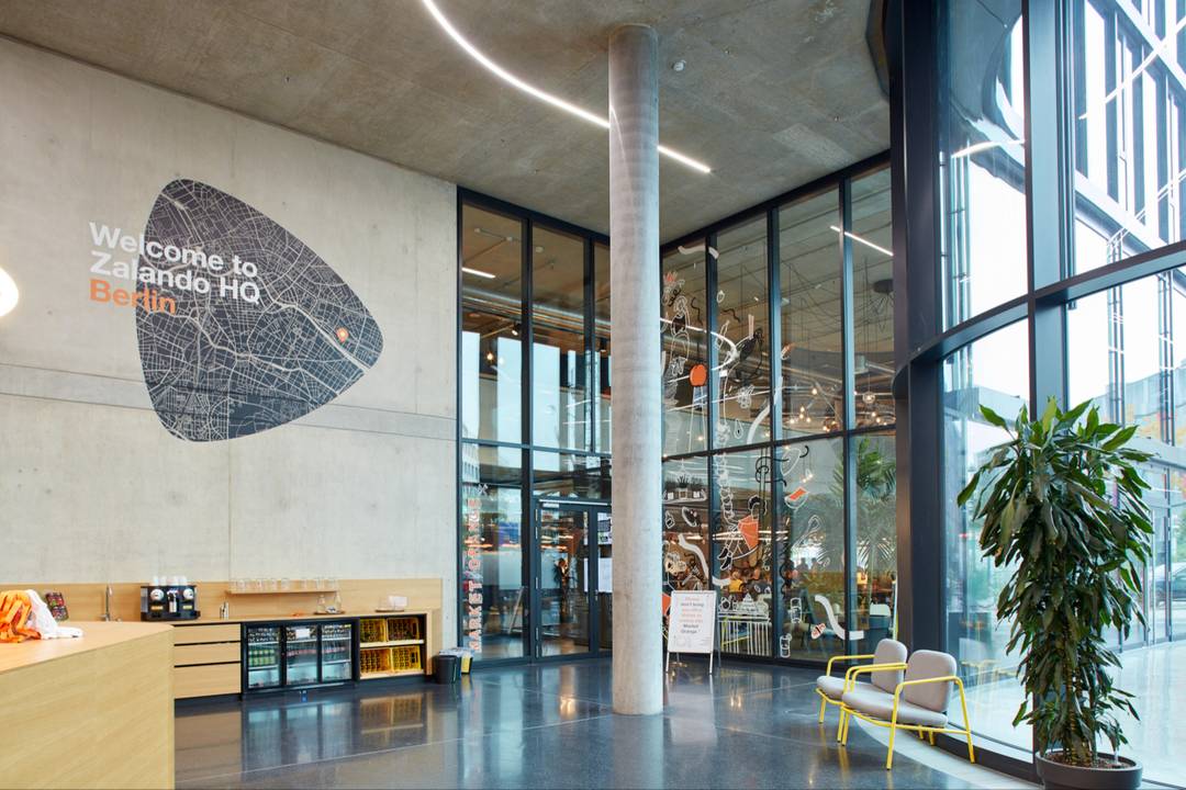 Zalando hoofdkantoor in Berlijn