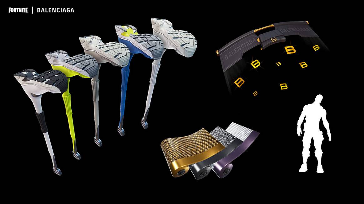 Photo Credits: Fortnite x Balenciaga. Páginas oficiales de Fortnite y de Balenciaga.