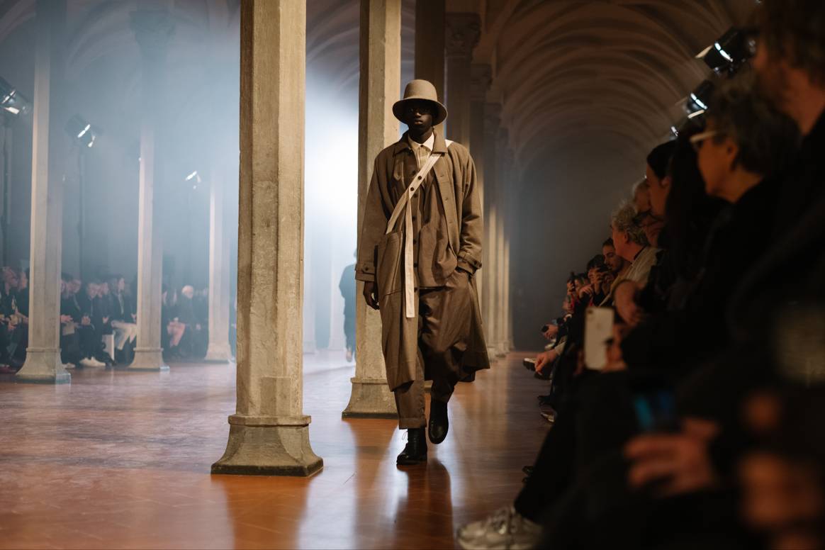 Jan-Jan van Essche bij Pitti Uomo. Beeld: Pitti Uomo.