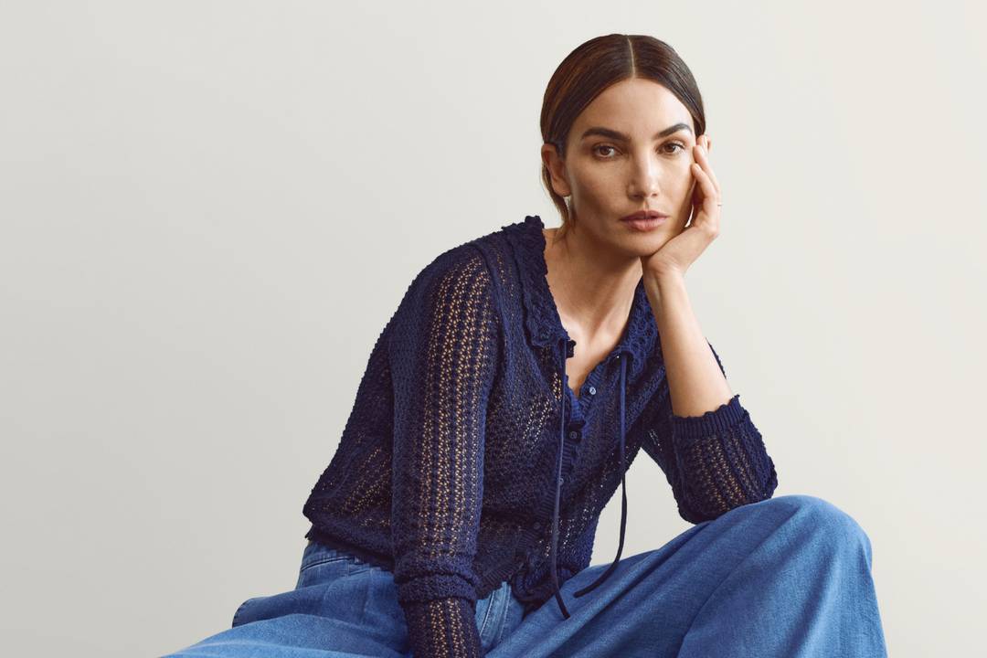 Gap x Dôen campaign starring Lily Aldridge