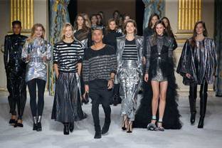 Paris catwalk dazzles as Balmain leads charge of flash brigade