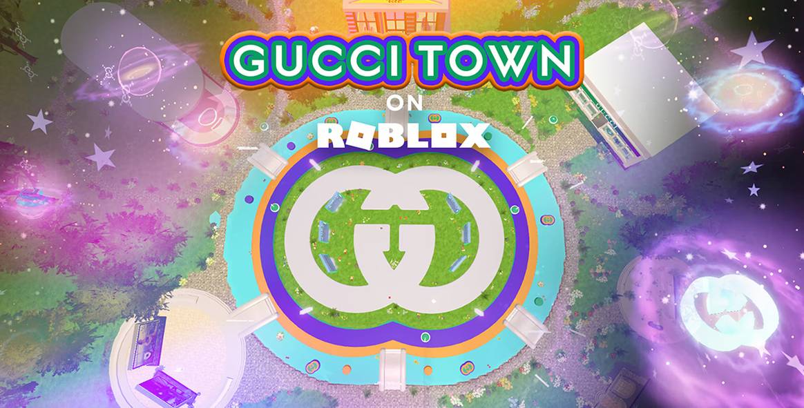 Photo Credits: Gucci Town, mundo virtual permanente de Gucci en el metaverso de Roblox.