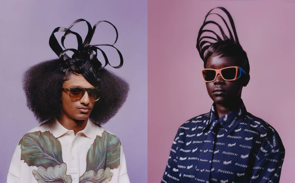 Image: courtesy of JW Anderson x Persol by Tyler Mitchell