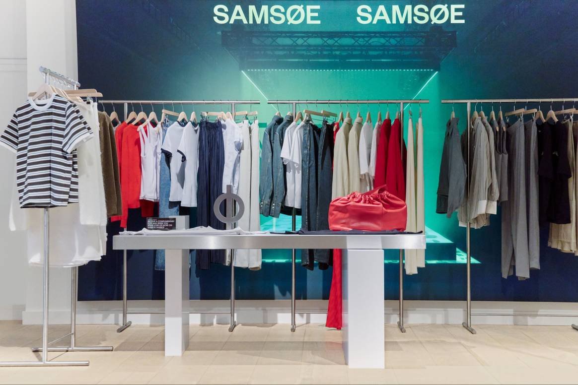 Samsøe Samsøe pop-up in Selfridges London