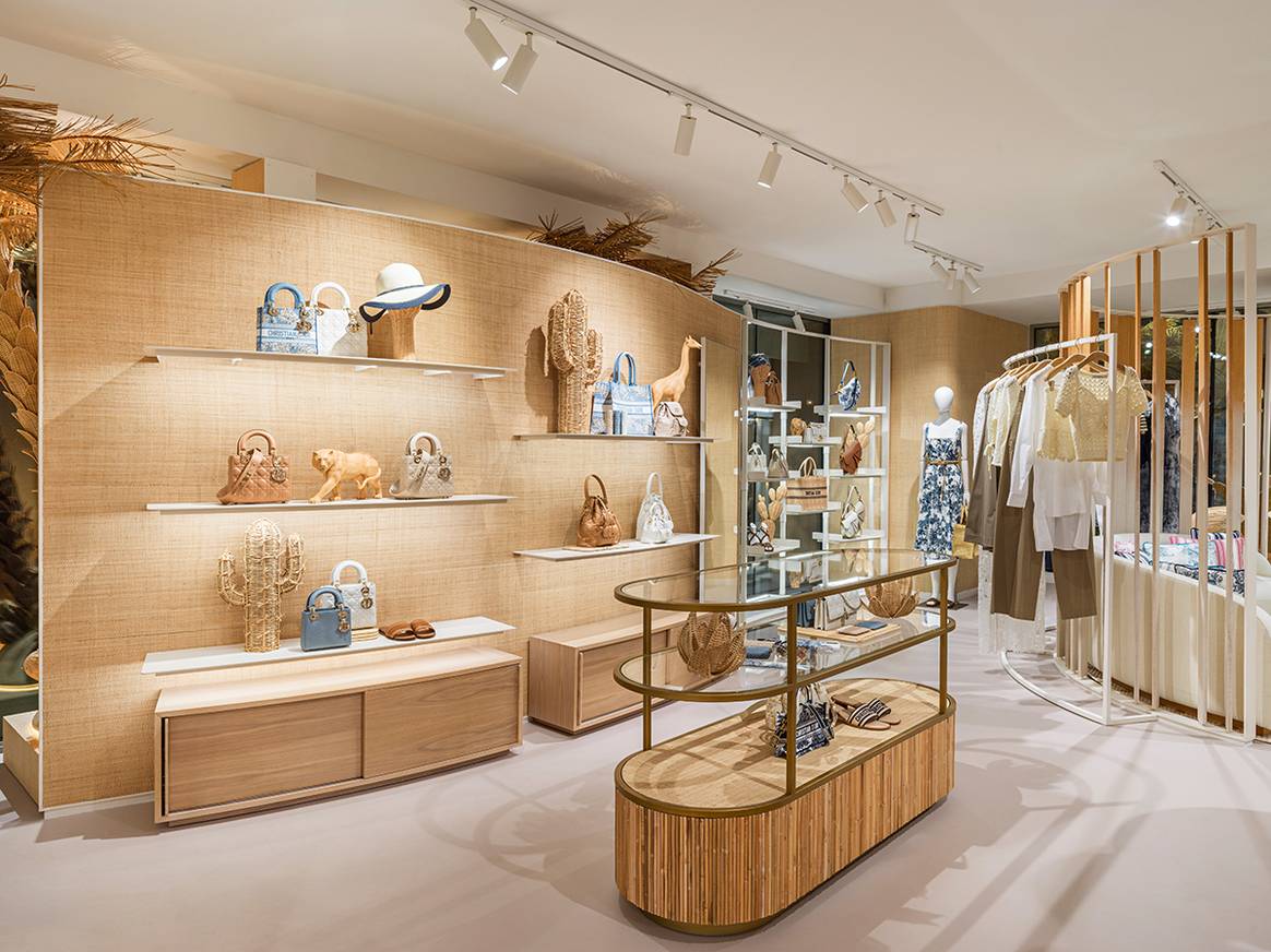 Tienda “resort” de Dior en Ibiza (España).