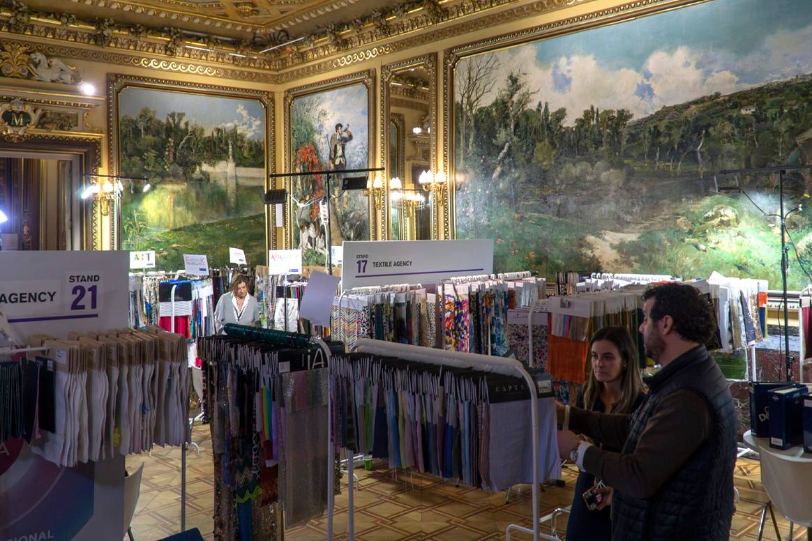 El Palacio de Santoña de Madrid durante la edición de Km0 Moda de enero de 2025.