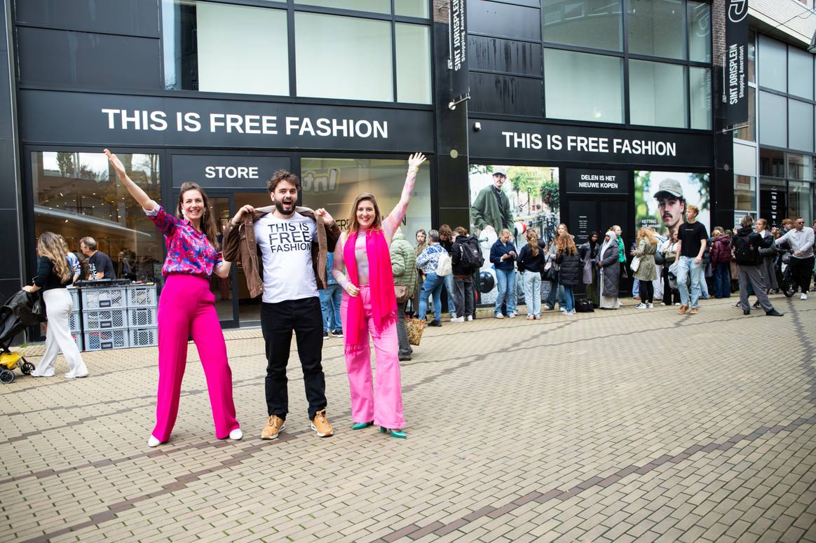 Enthousiasme bij de oprichters van This is Free Fashion.