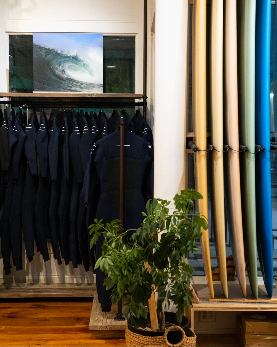 Finisterre retail store in partnership with Maine Surfers Union in Portland, Maine