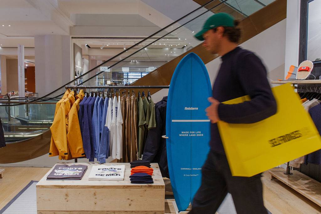 Finisterre pop-up in Selfridges London