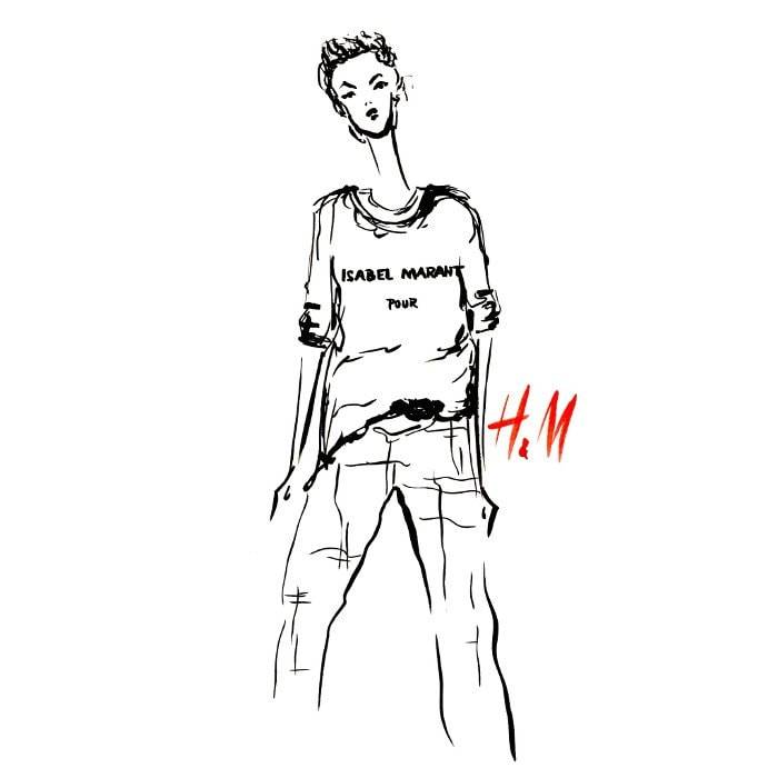 Illustrations: H&M’s designer collaborations in picture