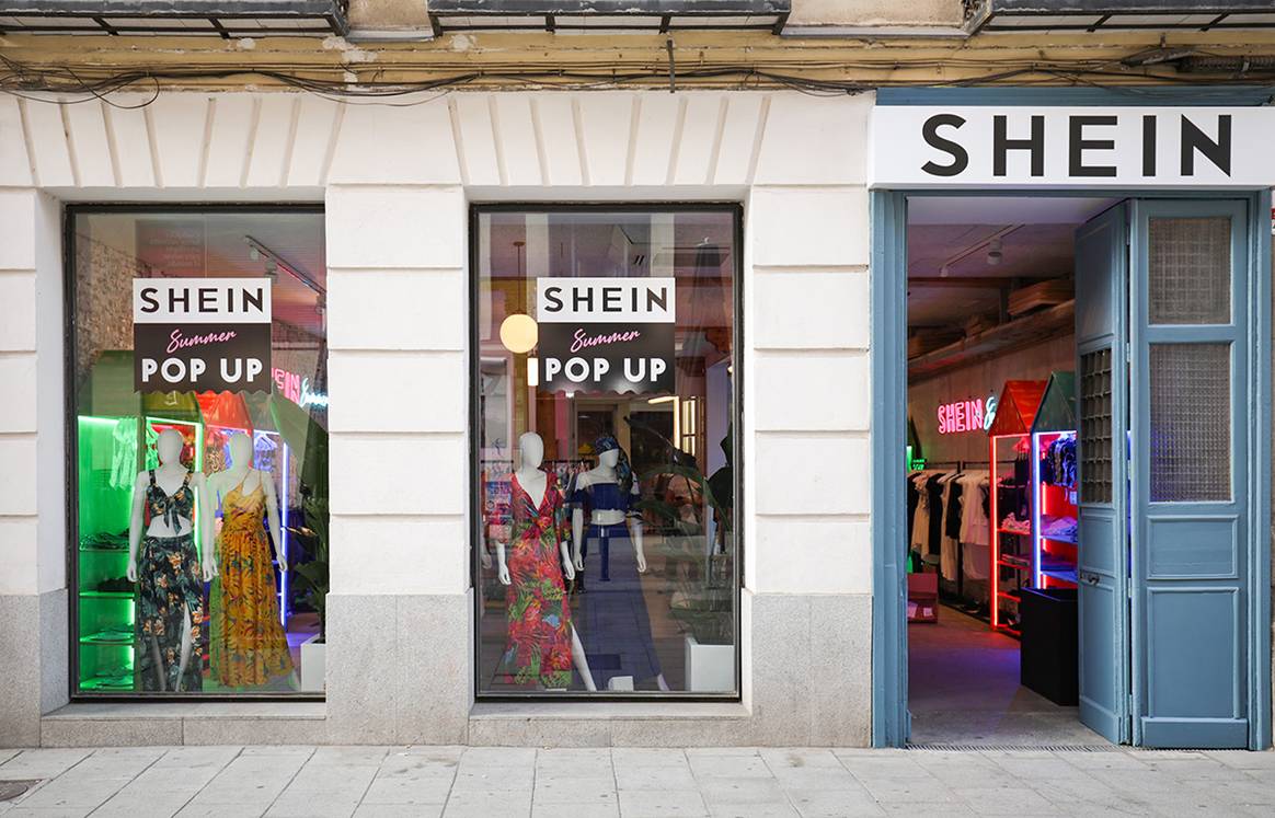 Photo Credits: Pop-up de Shein en espacio Ephimera, en el número 3 de la calle de Sandoval de Madrid.