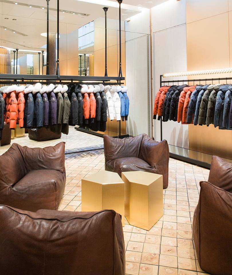 La tienda Moose Knuckles de Nueva York gana un premio por su diseño
