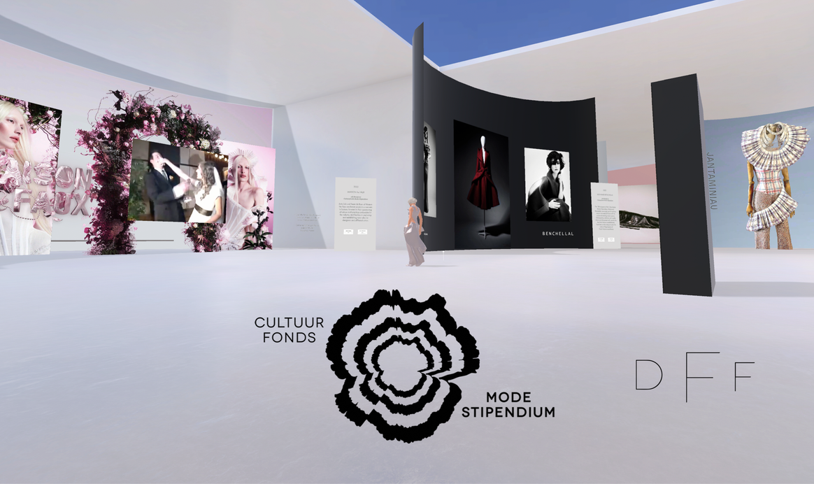 Credits: De digitale eregalerij Cultuurfonds Mode Stipendium Virtual Gallery is ontwikkeld door Studio Ultradeluxe in samenwerking met de ontwerpers en de Dutch Fashion Foundation