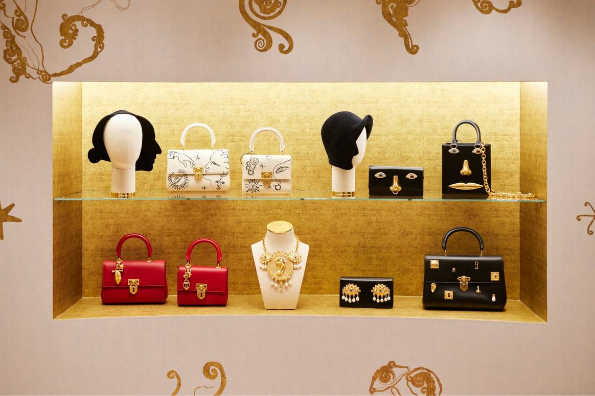 Schiaparelli shop at Harrods, London. Photo credit: Shaun James Cox