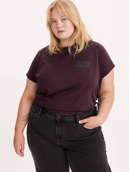 Perfect Tee (Plus Size) - Violett / Violett | Levi's