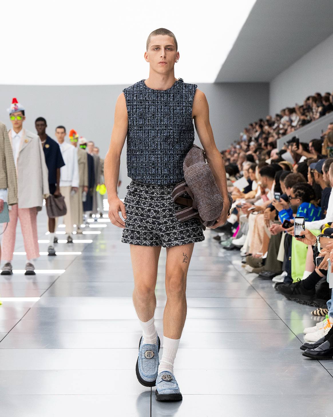 Créditos: Dior, desfile de presentación de la colección masculina para la temporada de Verano SS24. Fotografía de cortesía.