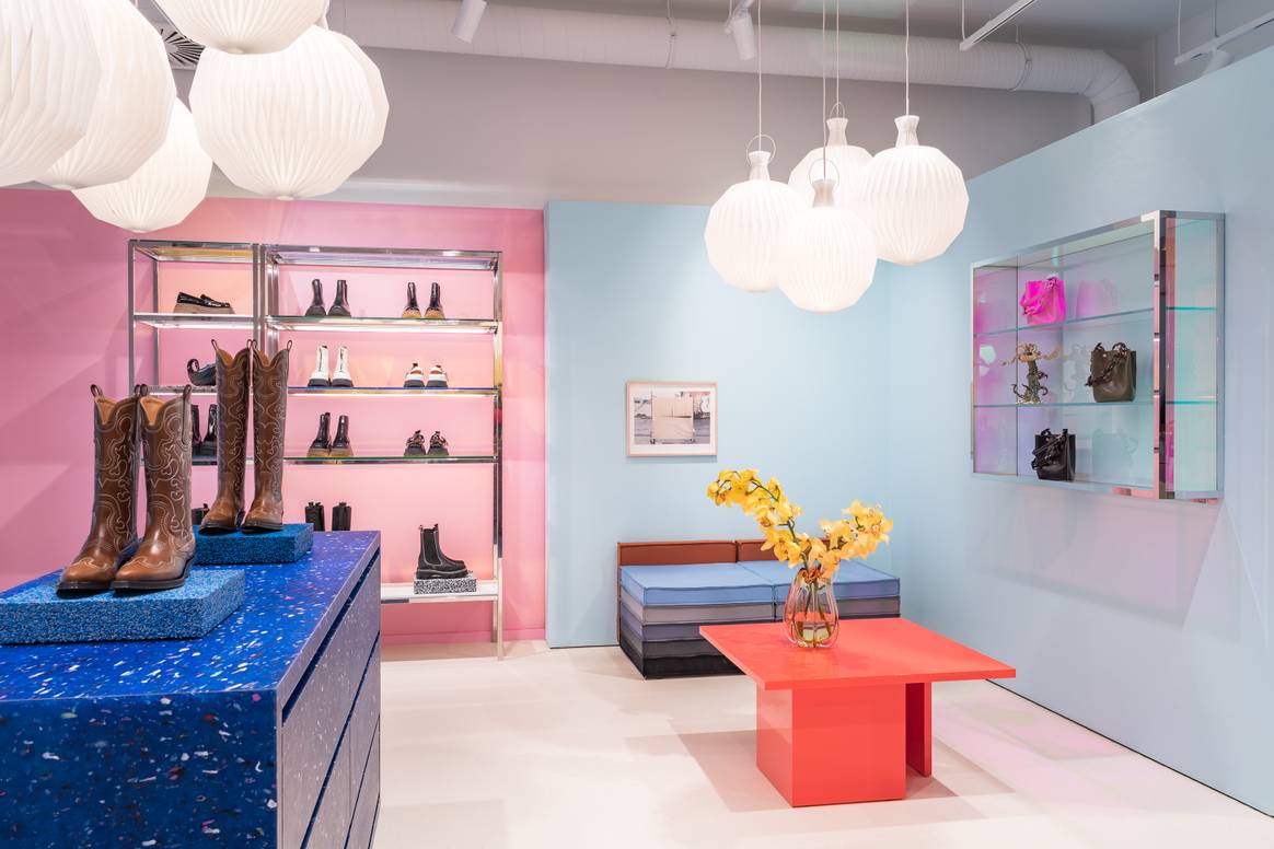 Ganni Flagship in Berlin. Foto: Ganni