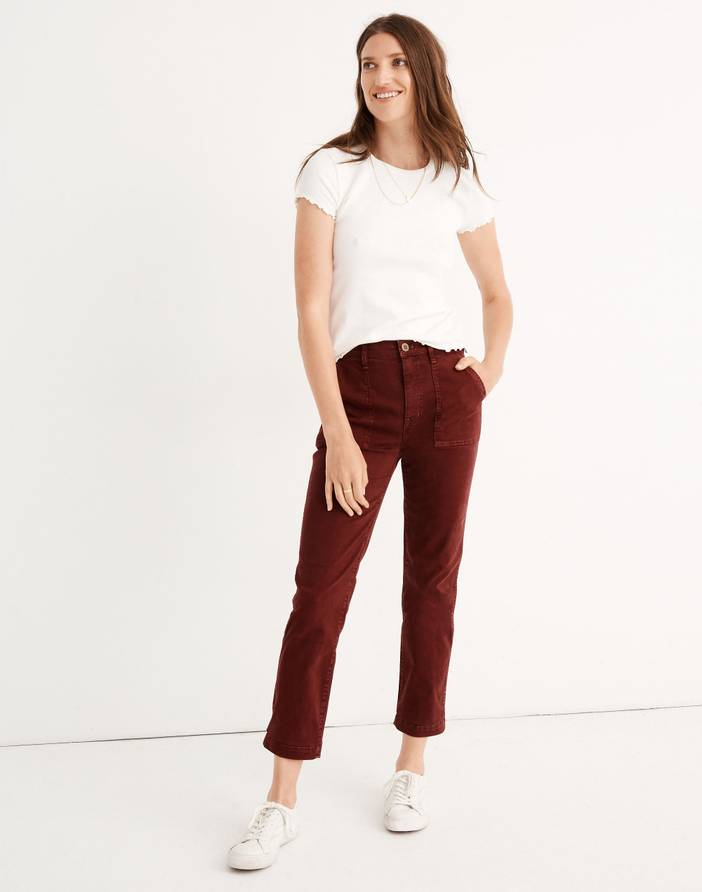 Stovepipe Fatigue Pants: TENCEL™ Lyocell Edition | Madewell