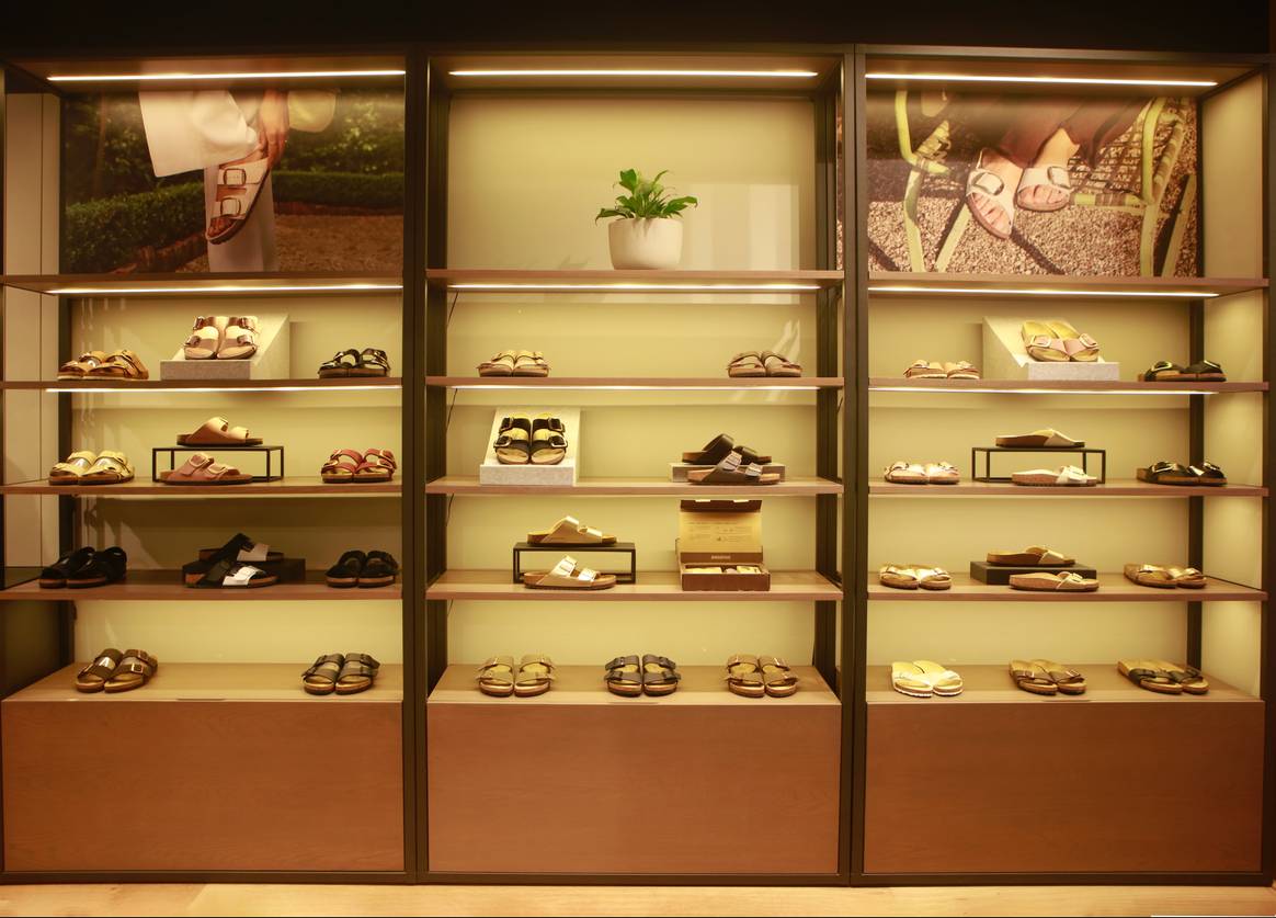 Birkenstock-Store in der Sky City Mall, dem jüngsten Einkaufszentrum Mumbais.