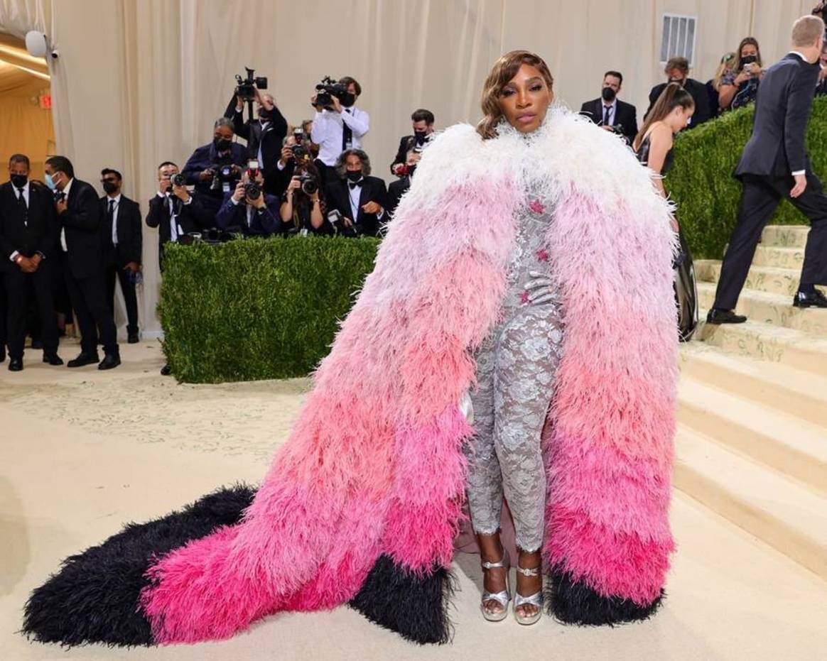 Serena Williams in Gucci, courtesy of Gucci