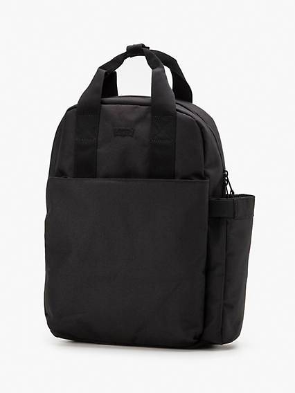 Levi's® L Pack Runder Rucksack - Schwarz / Schwarz | Levi's