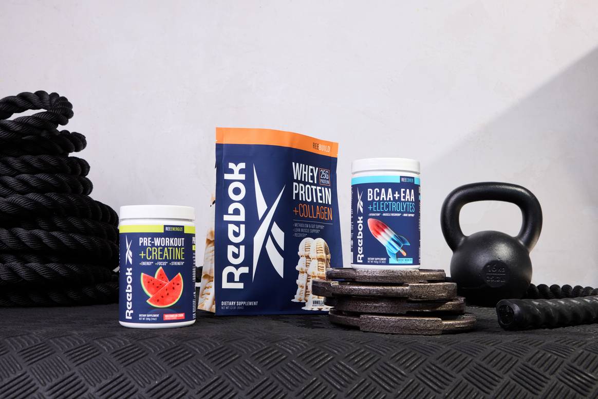 Reebok nutrition and performance supplements with Generation Joy