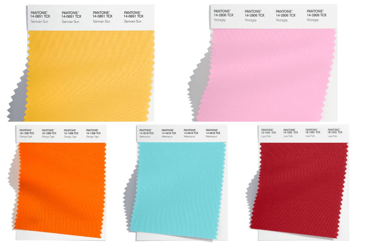 Image: Pantone, NYFW Colour Palette