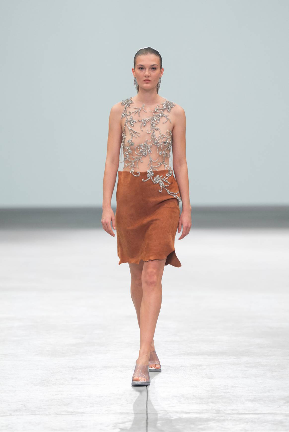 Los contrastes también se realizaron a través de las texturas.