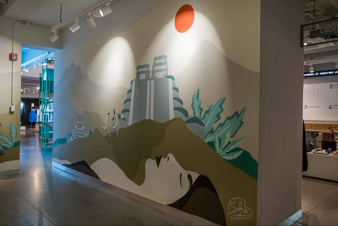 Mural de Sofía Nuñez.
