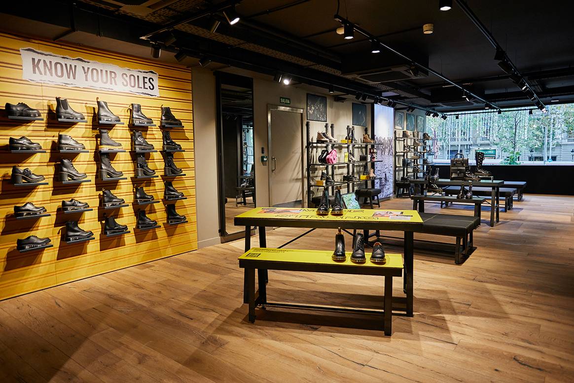 Nueva tienda de Dr. Martens en el número 53 del Paseo de Gracia de Barcelona.